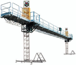Tweelingmast die het Werkplatform beklimmen/veiligheidsmateriaal 1500 - 3600kgs voor bouw beklimmen